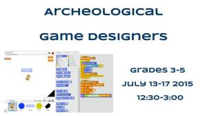 Archaeological Game Designers